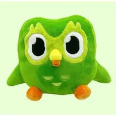 Pelúcia Duolingo 30 cm Duo Boneco Jogo Game Brinquedo Coruja Qualidade Premium 30 cm