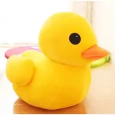 Pato Amarelo de Pelúcia Fofo 20cm Coleção Brasil Kawaii