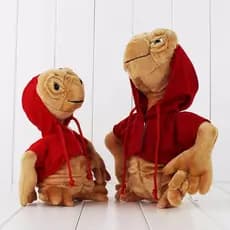 Pelúcia Et Extraterrestre Capuz Vermelho 28cm Pronta Entrega Qualidade Premium