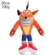 Pelúcia Crash Bandicoot Especial do Game Jogo Lendário Crash 26 cm Qualidade Premium
