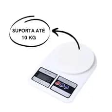 Balança Digital de Cozinha com Alta Precisão até 10kg Balança Eletrônica de 1g até 10kg Branca