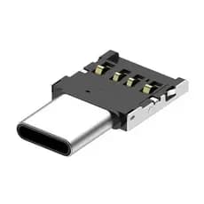 Kit 10 Adaptador Cabo Otg Usb Tipo C Type C Android iPhone 15 iOS Smartphone 10 Unidades