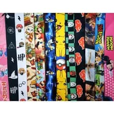 Chaveiro Cordão Moto Pescoço Fecho Engate Rápido Crachá Geek Animes