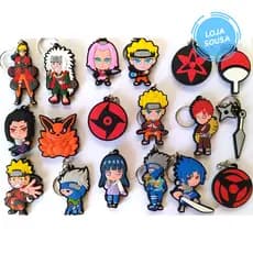 Chaveiro Borracha Narut0 Anime Geek