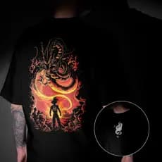 Camiseta Streetwear Goku Anime Shenlong 100% Algodão Premium Confortável