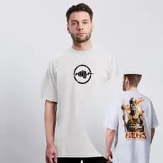 Camiseta masculina Zeus 100% Algodão estampa em DTF