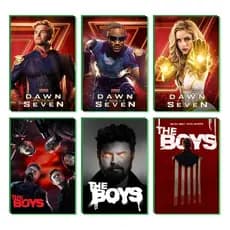 Placa Decorativa MDF The Boys (Série) - Quadro Parede & Decoração (14x20 ou 20x28)