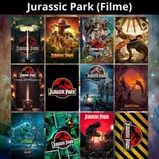 Placa Decorativa MDF Jurassic Park (Filme) - Quadro Parede & Decoração(14x20 ou 20x28)