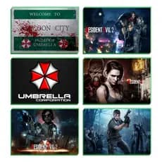 Placa Decorativa MDF Resident Evil (Game) - Quadro Parede & Decoração (14x20 ou 20x28)