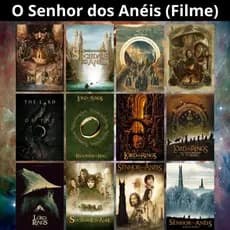 Placa Decorativa MDF (14x20cm ou 20x28cm) O Senhor dos Anéis (Filme) - Quadro Parede & Decoração