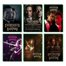 Placa Decorativa MDF Entrevista com o Vampiro (Série) - Quadro Parede & Decoração (14x20 ou 20x28)