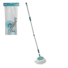 Kit Mop 16cm Limpeza Prática Rodo Esfregão Completo Refil Fit Limp