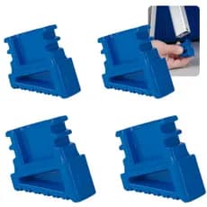 Kit Protetor Pés Escadas Banqueta Sapata Ponteiras Reposição