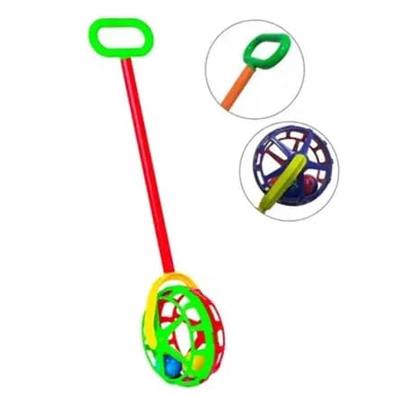 Brinquedo Gira Gira para Bebê - 62cm Brinquedo Educativo de Empurrar Brinquedos Divplast