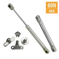 Par Pistao A Gas Amortecedor 60N (6kg) Para Porta de Moveis e Armarios