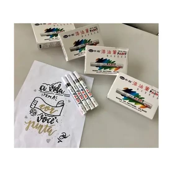 Caneta Permanente Para Pintar Parede