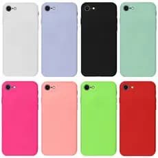 Capa Capinha Iphone 7 Silicone Aveludada Proteção de Câmera