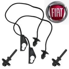 Par Tirante Corda Tampao Do Bagagio Fiat