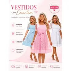 Vestido Feminino Tule Gode Manga Bufante Com Laço Para Amarrar