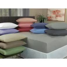 Fronha Avulsa 400 Fios Percal Toque Acetinado Super Macia Conforto Cores Variadas