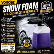 Aplicador de Detergente para Lavadora Alta Pressão Snow Foam Compatível Wap Electrolux Vonder