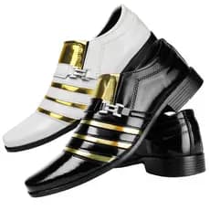 Sapato Social Masculino Kit 2 Pares Envernizado Super Confortável Imperdível