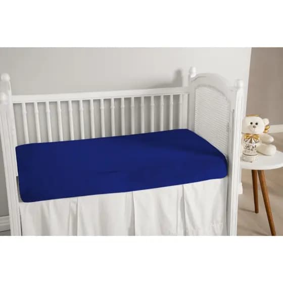LENÇOL DE BERÇO FEITO DE MANTA FLANNEL COM SLIP{elástico}