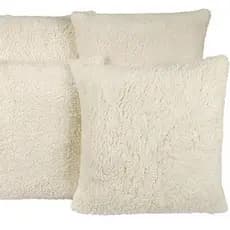Capa para almofadas 45x45cm, feitas em sherpa kit com 6 peças