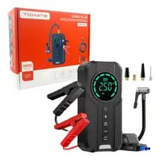 Não Viaje Sem Ele Compressor De Ar 150 PSI + Auxiliar De Partida + Lanterna Emergência + PowerBank