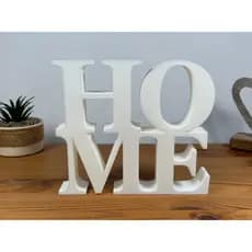 Home Decoração de Sala ou Escritorio e Móveis Adorno Decorativo palavra pra bancada Estilo Liso