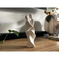 Escultura Casal Decoração Minimalista – Arte Moderna