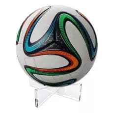 Suporte Bolas Expositor Acrílico Bola Futebol Decoração Esporte Vôlei Basquete Futebol
