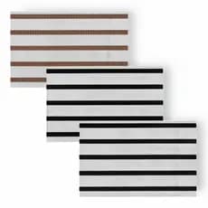 Kit 3 Tapetes Algodão Premium 48x70cm Confortável e Resistente - Concept Lar