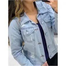 Jaqueta Jeans Feminina Blusa | Casaco | Denim