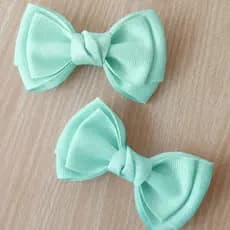 Laço Par Parzinho de Laços Infantil Para Cabelo Menina Diadema Tiara Arco Nozinho
