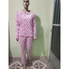 "Pijama Feminino de Fleece Microsoft– Super Quente e macio.