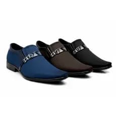 kit de 3 PARES de sapato social WBE SHOES elegante