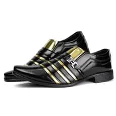 Sapato Social Masculino Colecao 3Tiras  Confortavel Elegante