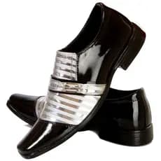 Sapato social pto prata 2022 lançamento WBE SHOES