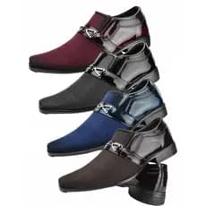 Kit 4 Pares Sapato Social Masculino Elegante Confortável