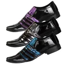 Kit De 3 Pares De Sapato Social Diferenciado 2025