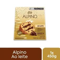 Chocotone Alpino Panettone Recheio Cremoso De Chocolate Nestlé 450g