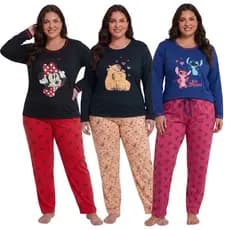 Pijama Feminino Personagem Plus Size / Pijama de Inverno / Pijama Longo