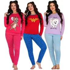 Pijama Feminino Manga Comprida / Pijama de Inverno / Pijama Longo