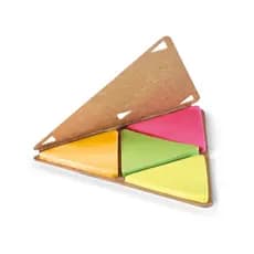 Bloco Adesivo Triangular 100 Folhas Para Anotações Colante