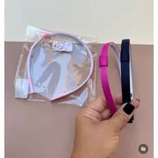 Arco tiara infantil meninas inquebravel com adaptador para qualquer laço com bico de pato