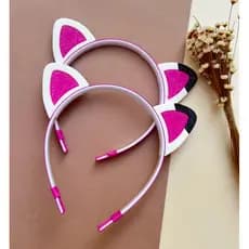 Arco tiara de orelhas gatinha da casa mágica da gabby inquebrável flexível rosa infantil