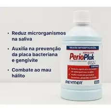 Antisséptico Bucal Perioplak Reymer Clorexidina Enxaguante Bucal Odontológico 250ml 1,1L Kit