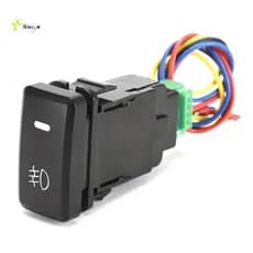 Awhrtwb Luz De Nevoeiro Do Carro 5 Pinos LED Botão Liga-Desliga Com Fio Para Civic Auto Reparação Substituir Novo