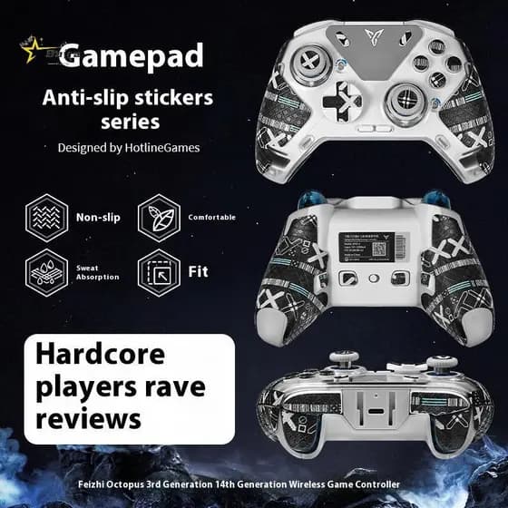 Awhrtwb Antiderrapante Stiers Para Flydigi Vader 3 Pro 4 Alça De Jogo Sem Fio Botões De Conjunto De Fita Novo